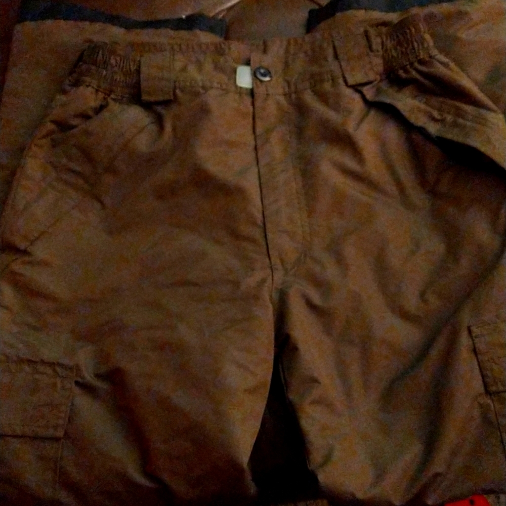 ski pants size large boys dark drown
